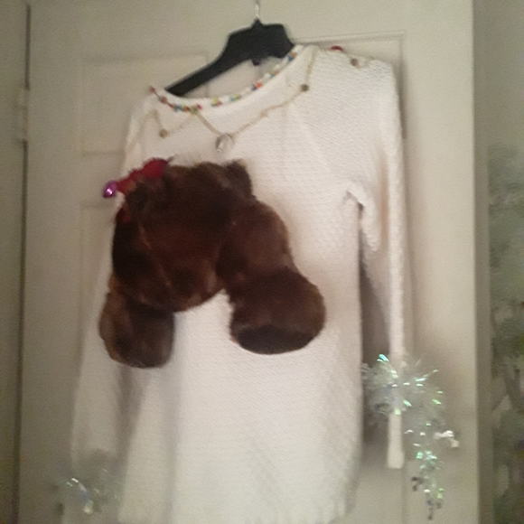 CUTE Christmas Seeater 3d Plus Reindeer, Lights la - Picture 3 of 4